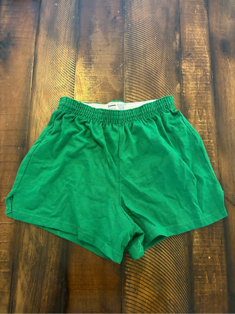 Girl’s Casual Elastic-Waist Green Shorts
